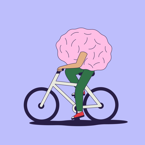 Fietsend brein